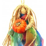 Hand Crafted Hanging Pumpkin Doll